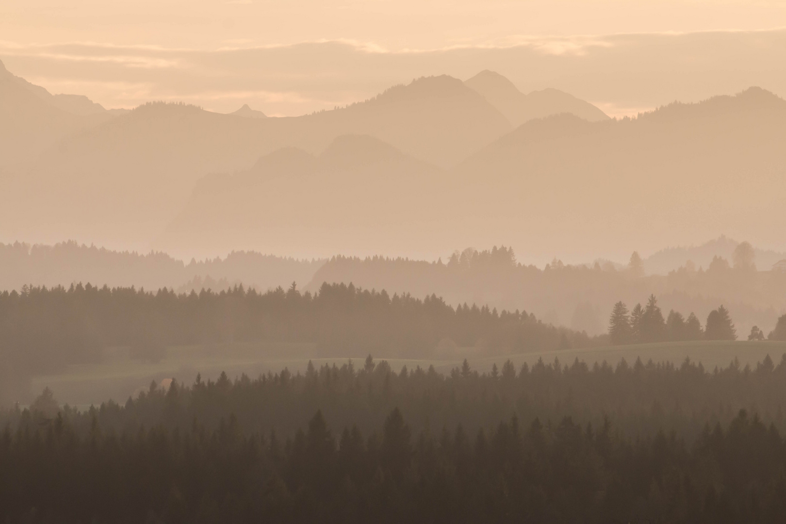 Abendstimmung im Allgäu