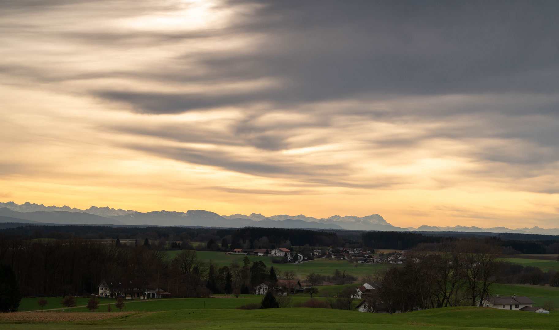 Abendstimmung im Alpenvorland