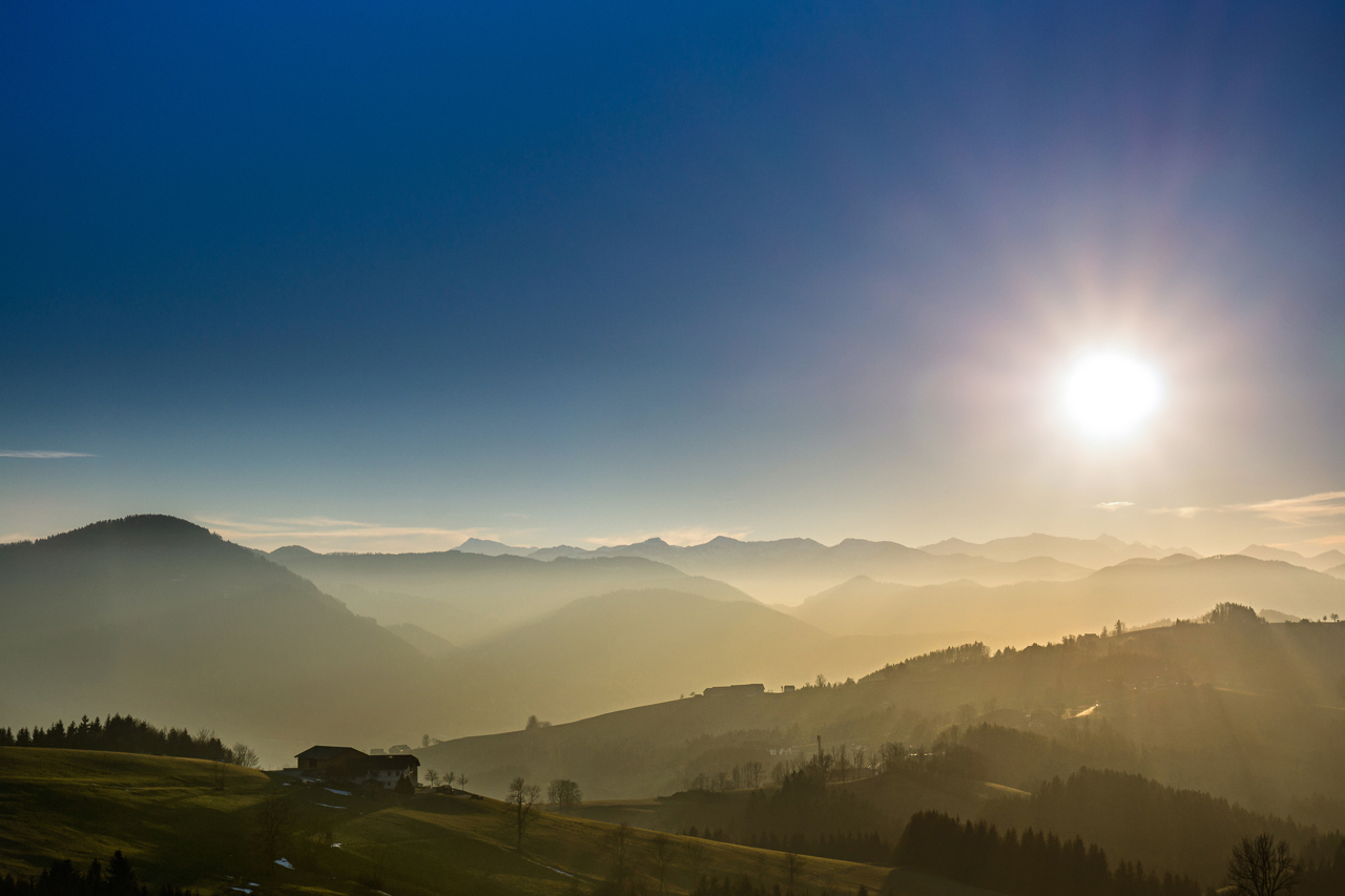 Abendstimmung im Alpenvorland