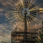 Abendstimmung im alten Stahlwerk Nordpark Duisburg