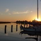 Abendstimmung im Anglerhafen von Zingst