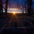 Abendstimmung im Bayerischen Wald