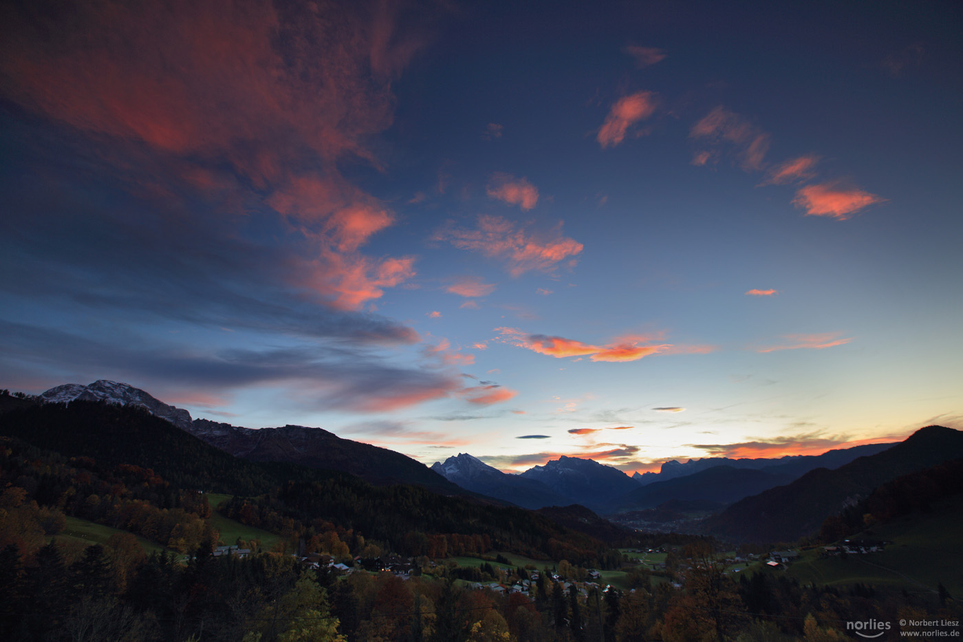 Abendstimmung im Berchtesgadener Land