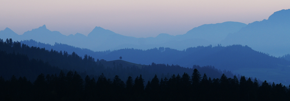 Abendstimmung im Berner Oberland