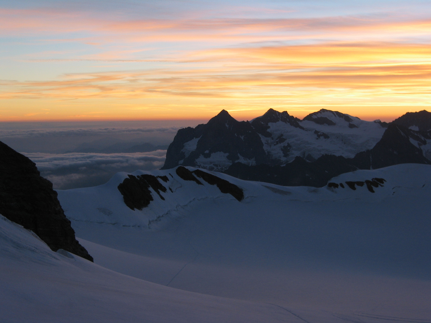 Abendstimmung im Berner Oberland