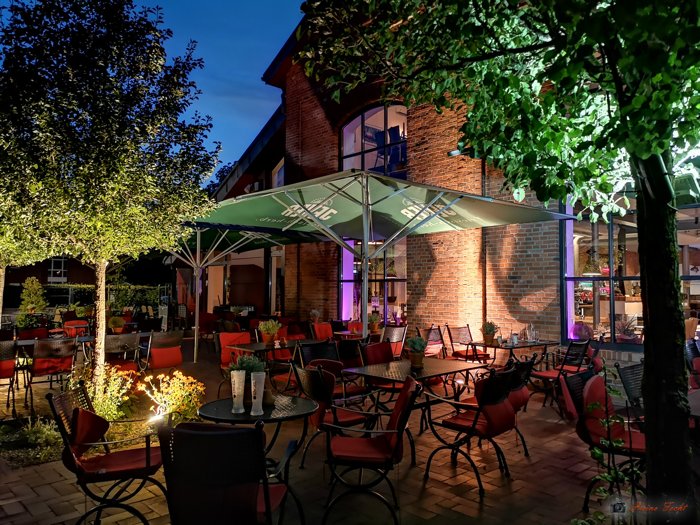 Abendstimmung im Biergarten