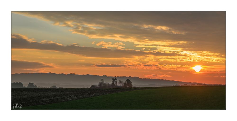 Abendstimmung im Blauen Land