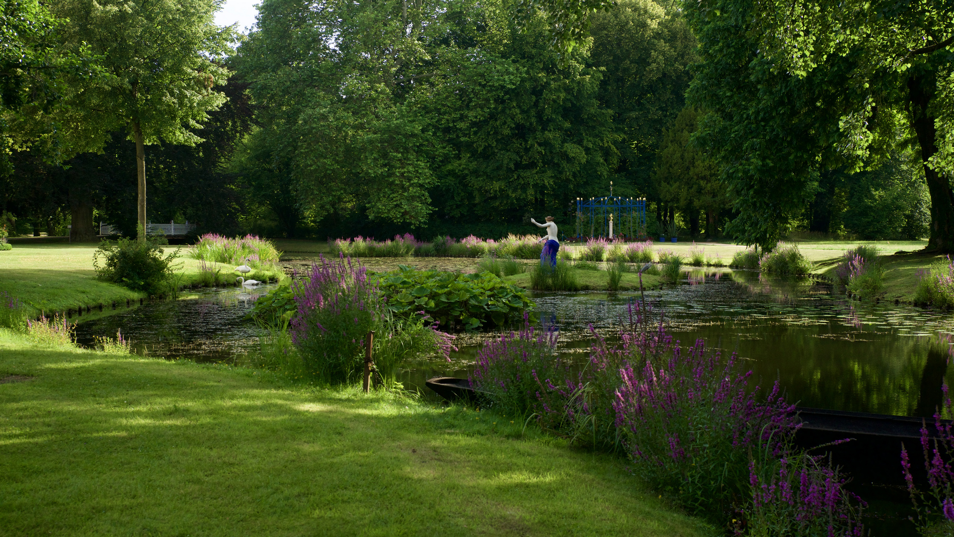 Abendstimmung im Branitzer Park