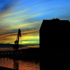 Abendstimmung im Braunschweiger Hafen