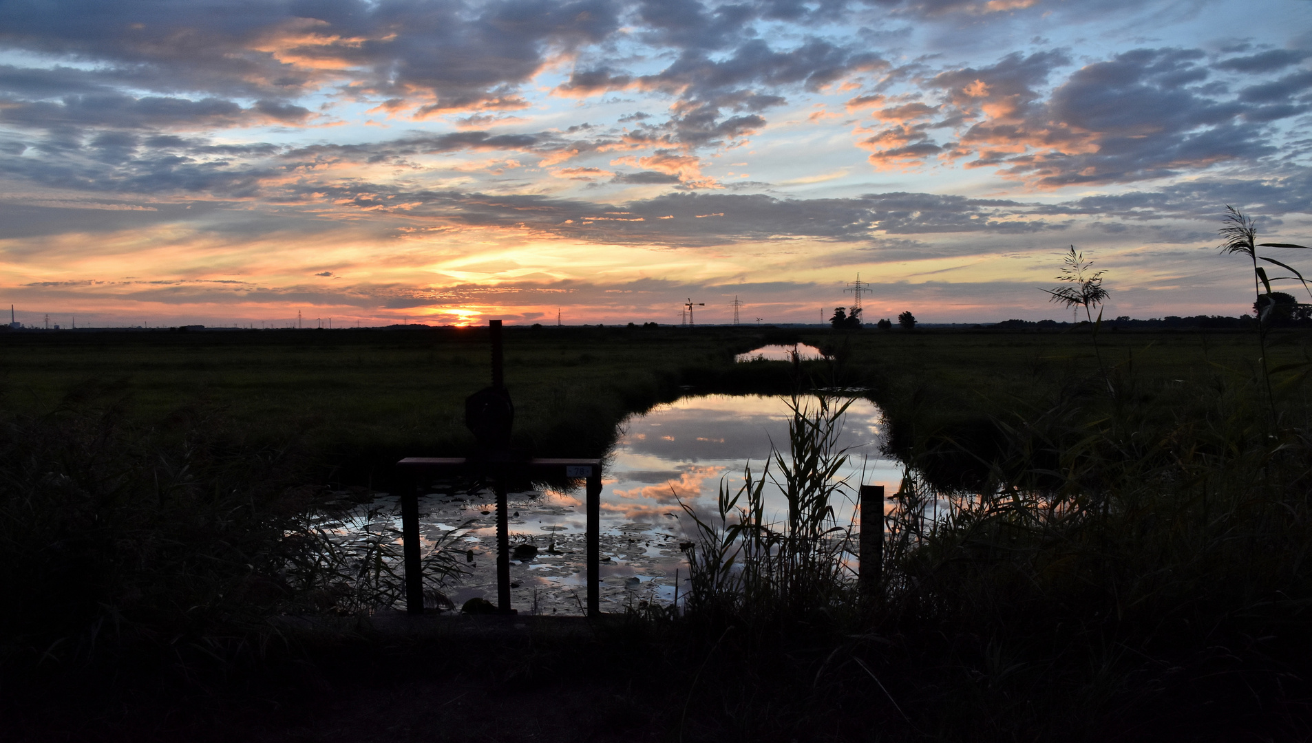 Abendstimmung im Bremer Blockland