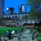 Abendstimmung im Bryant- Park Manhattan