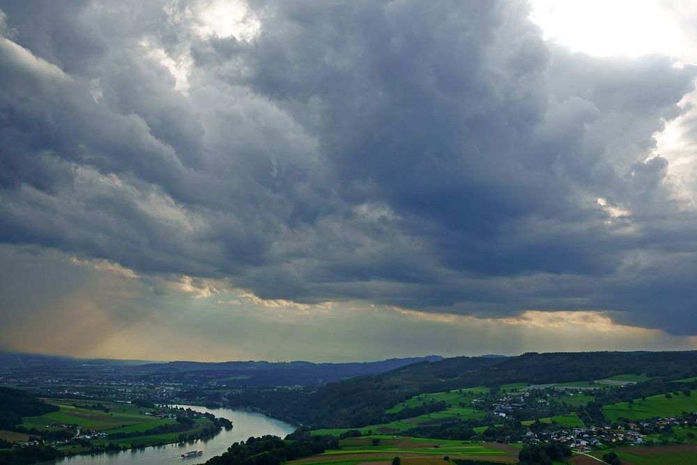 Abendstimmung im Donautal