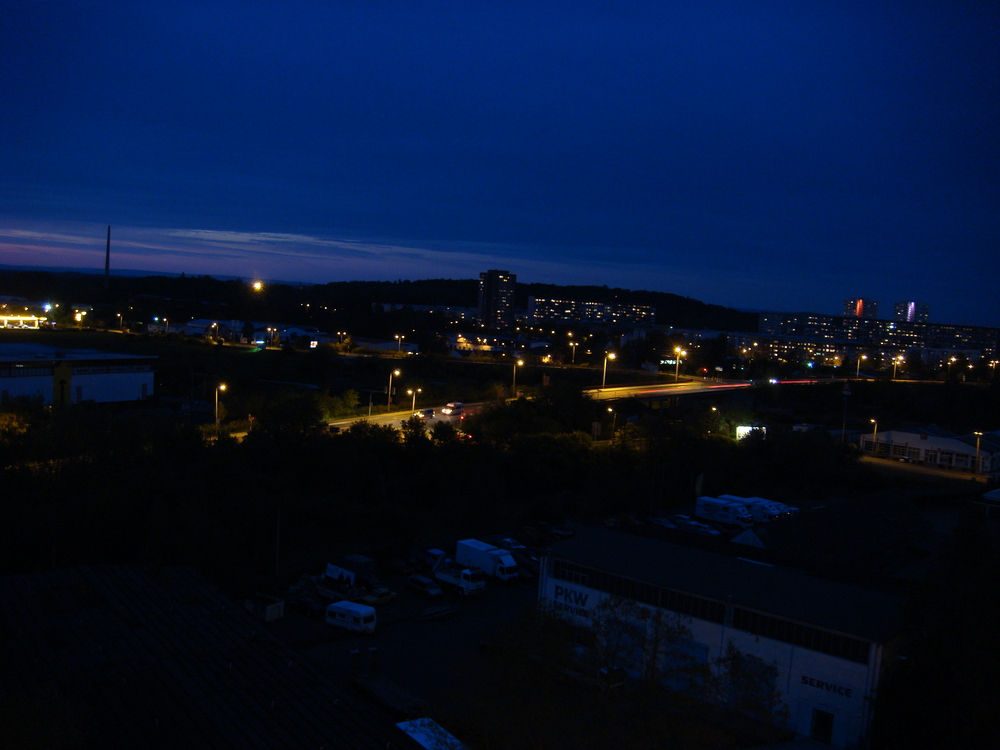 Abendstimmung im Erfurter Norden