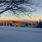 Abendstimmung im Erzgebirge