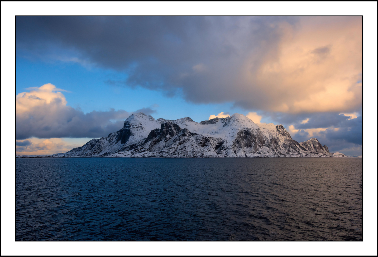 Abendstimmung im europäischem Nordmeer......