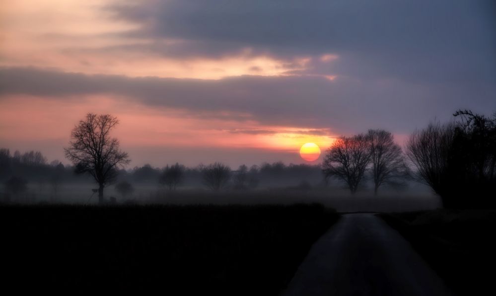 Abendstimmung im Februar