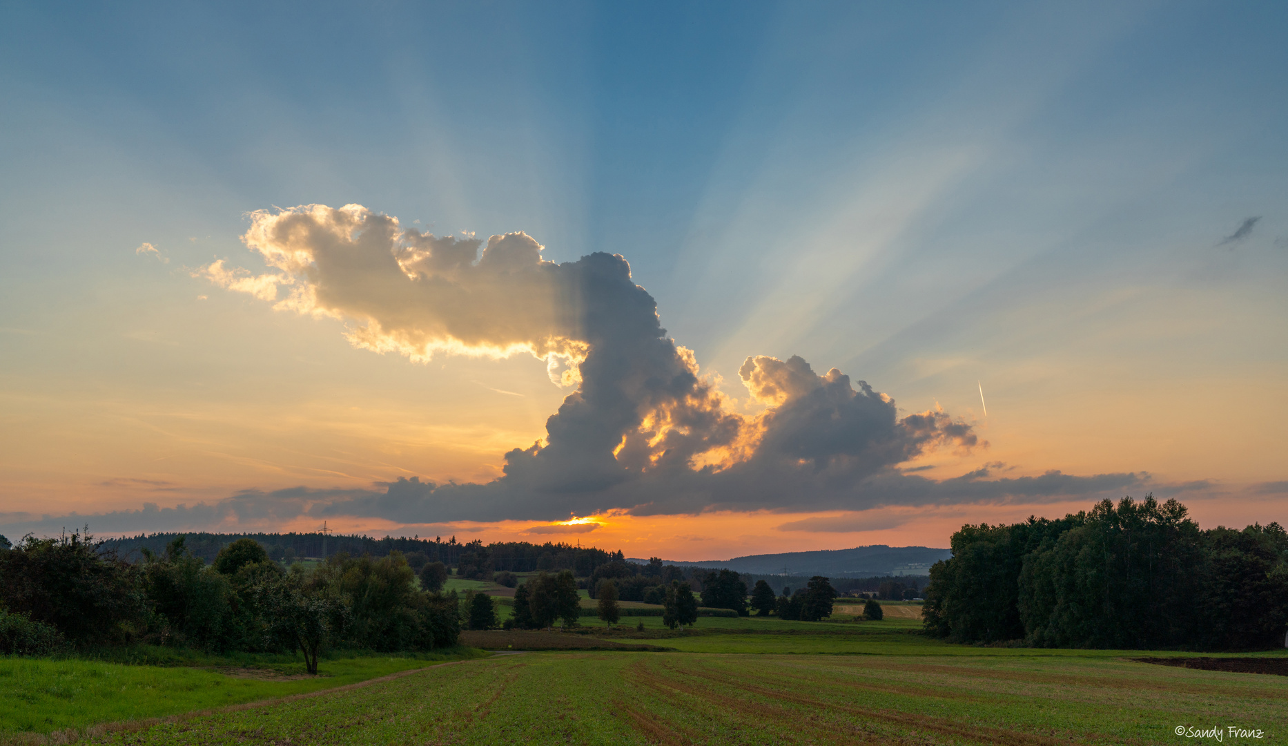 Abendstimmung im Fichtelgebirge