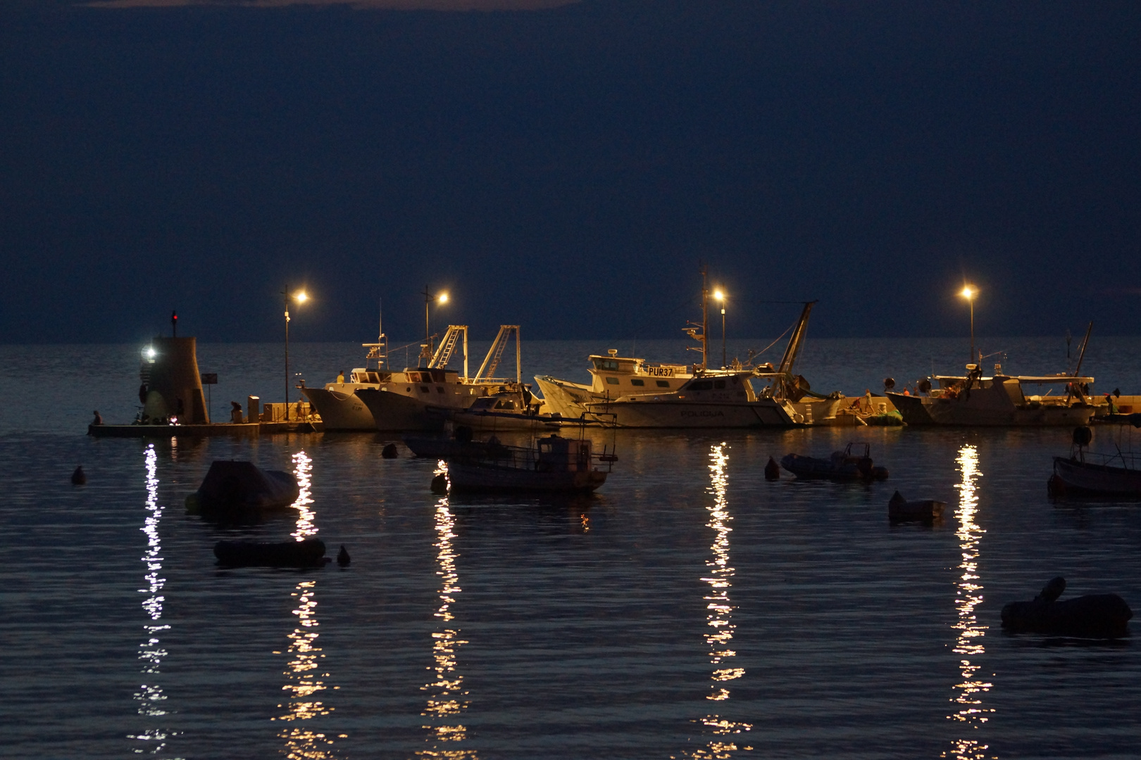 Abendstimmung im Fischerhafen