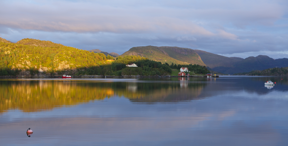 Abendstimmung im Fjord1