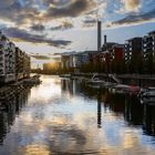 Abendstimmung im Frankfurter Westhafen