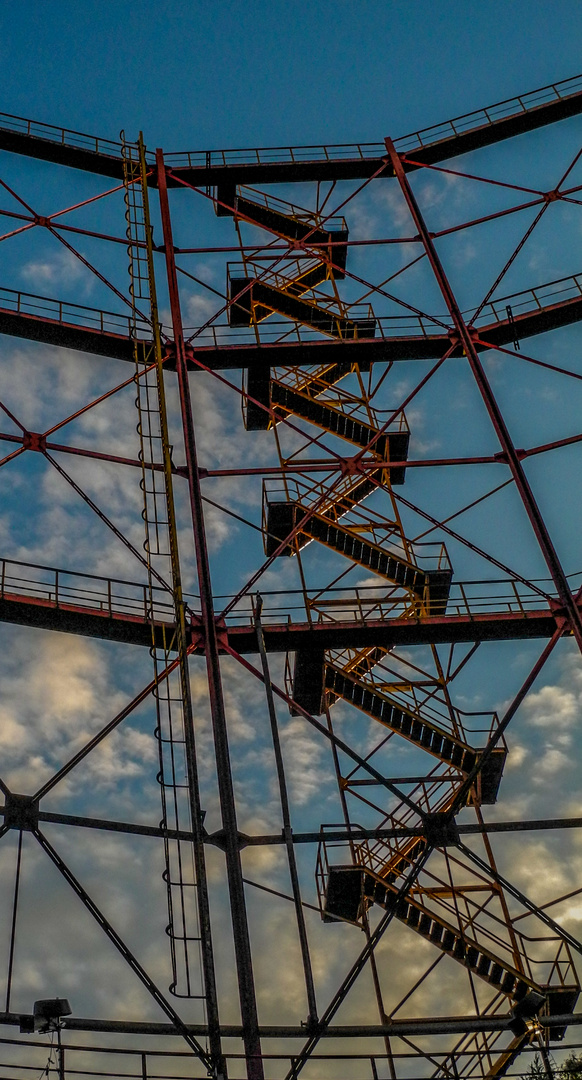 Abendstimmung im Gasometer.