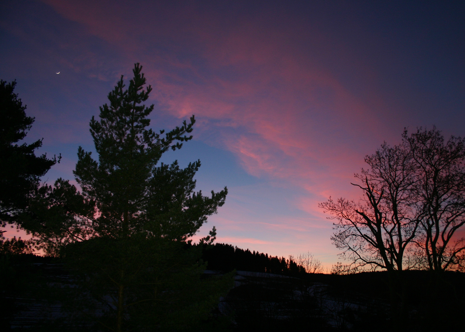 Abendstimmung im Gebirge