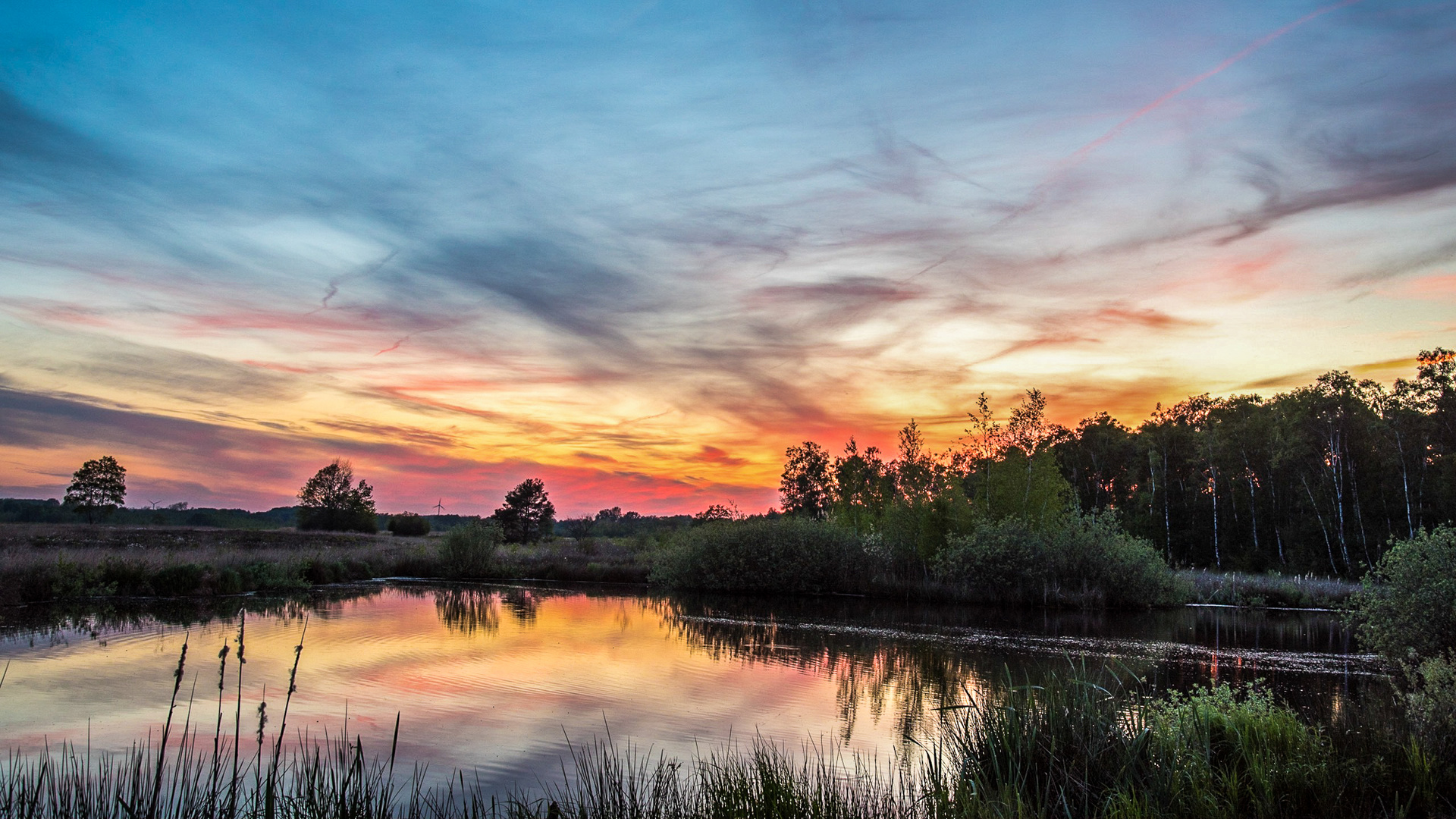 Abendstimmung im Gehlenbecker Torfmoor