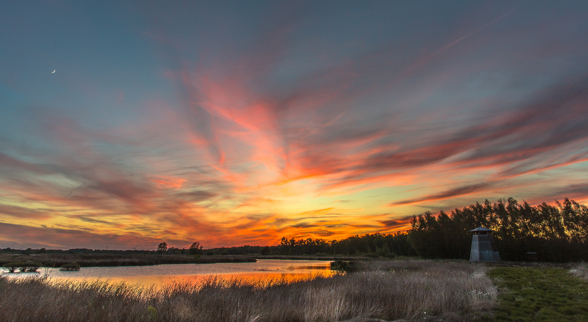 Abendstimmung im Gehlenbecker Torfmoor