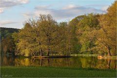 Abendstimmung im Greizer Park