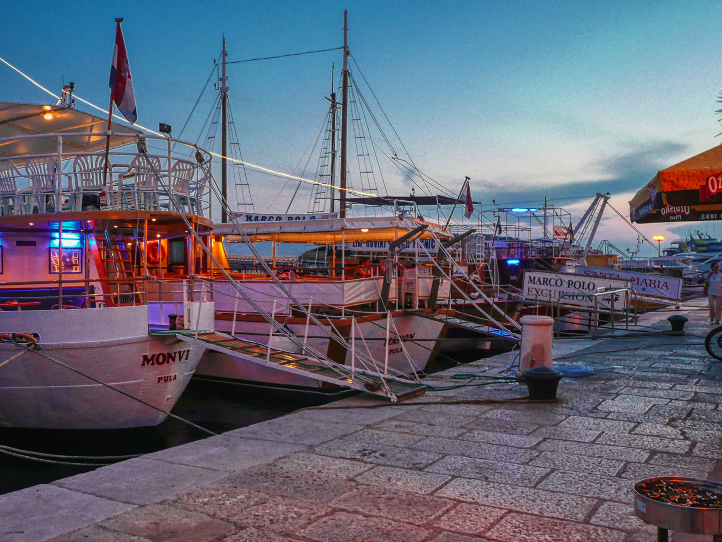 Abendstimmung im Hafen