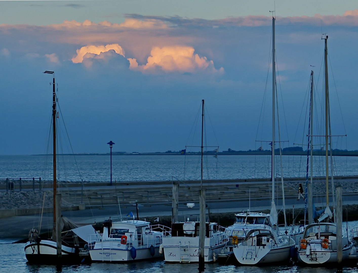 Abendstimmung im Hafen