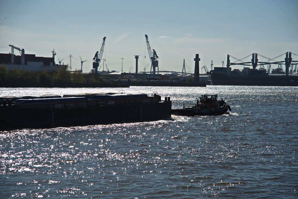 Abendstimmung im  Hafen