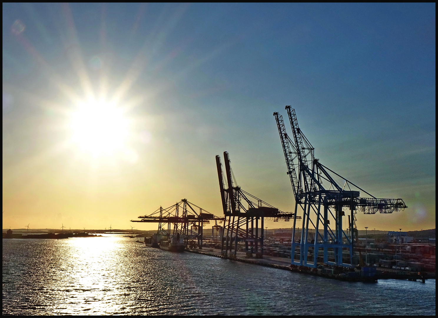 Abendstimmung im Hafen