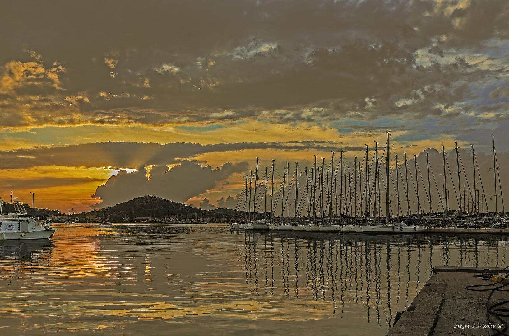 Abendstimmung im Hafen