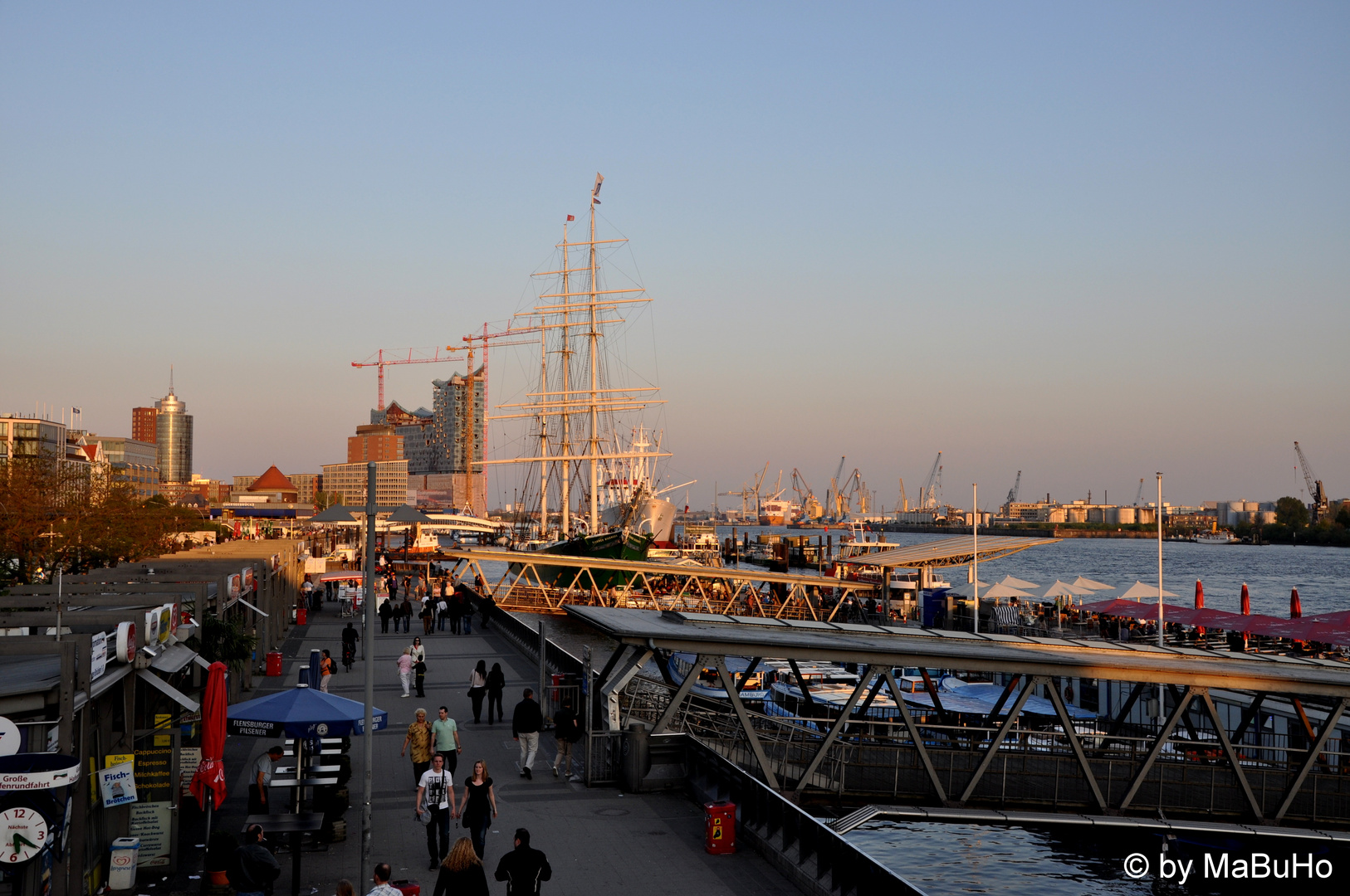 Abendstimmung im Hafen