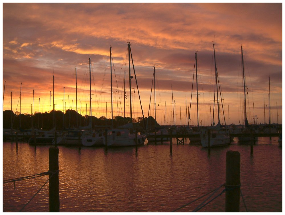 Abendstimmung im Hafen