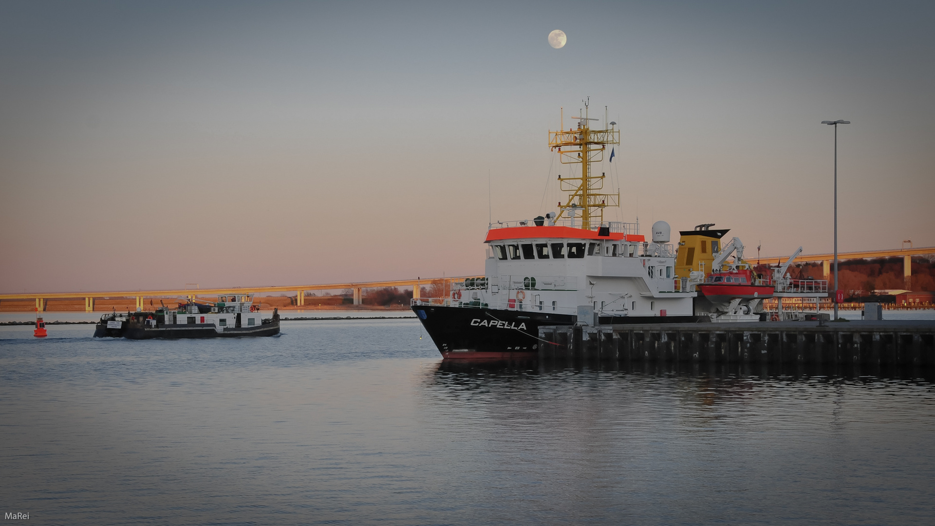 Abendstimmung im Hafen