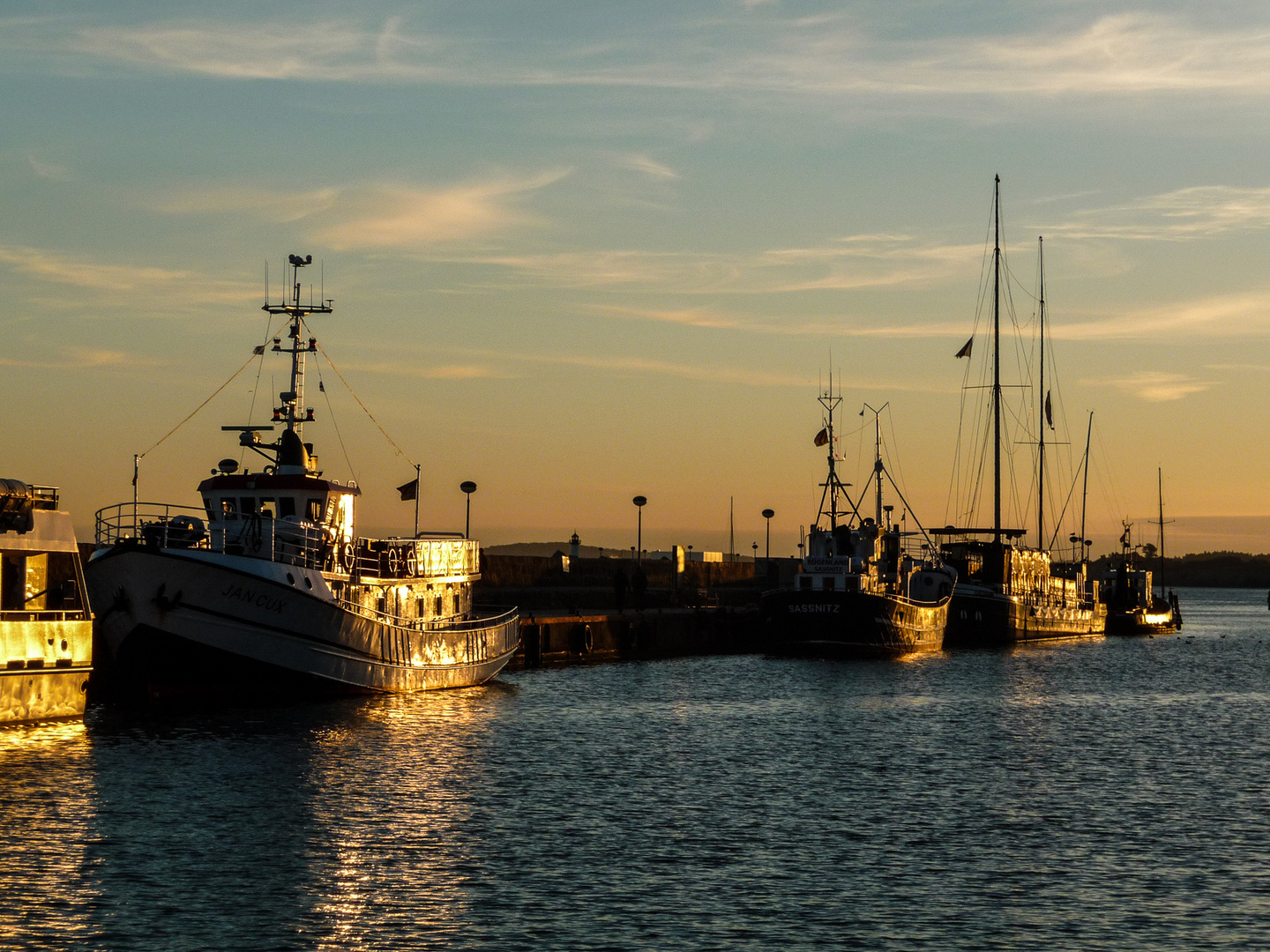 Abendstimmung im Hafen