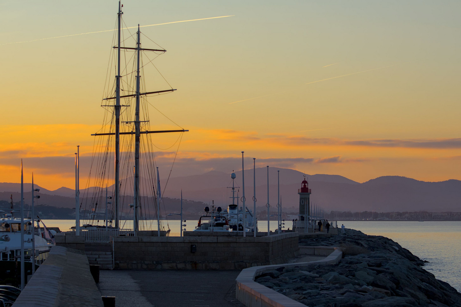 Abendstimmung im Hafen