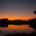 Abendstimmung im Hafen Linz