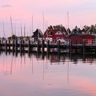 Abendstimmung im Hafen von Althagen /Ahrenshoop 