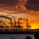 Abendstimmung im Hafen von Barcelona