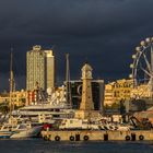 Abendstimmung im Hafen von Barcelona