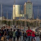 Abendstimmung im Hafen von Barcelona