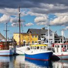 Abendstimmung im Hafen von Ebeltoft  -  evening mood at harbour of Ebeltoft