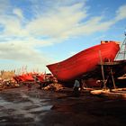 Abendstimmung im Hafen von Essaouira (Marokko)