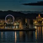 Abendstimmung im Hafen von Malaga 