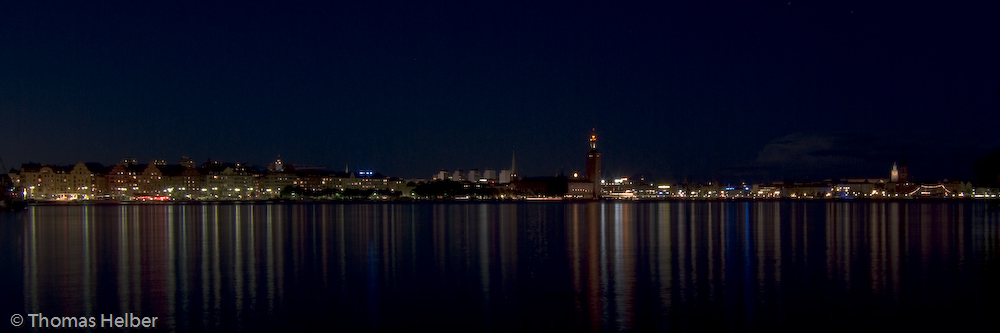 Abendstimmung im Hafen von Stockholm