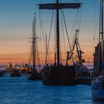 Abendstimmung im Hafen von Wismar