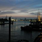 Abendstimmung im Hamburger Hafen